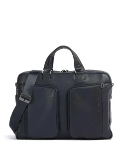 S134 Aktentasche 15″ genarbtes Rindsleder navy