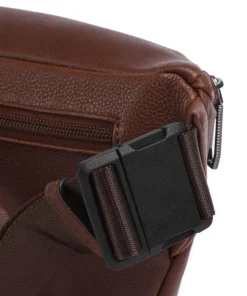 S134 Gürteltasche genarbtes Rindsleder braun