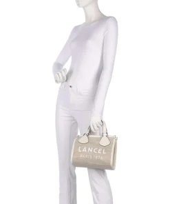 S Handtasche Textil elfenbein