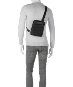 S134 Umhängetasche genarbtes Rindsleder schwarz