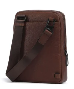 S134 Umhängetasche genarbtes Rindsleder braun