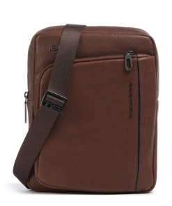 S134 Umhängetasche genarbtes Rindsleder braun