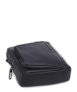 S134 Umhängetasche genarbtes Rindsleder navy