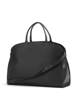 Sabine Handtasche fein genarbtes Rindsleder schwarz