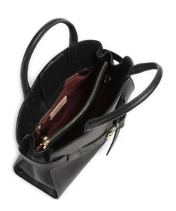 Sabine Handtasche fein genarbtes Rindsleder schwarz