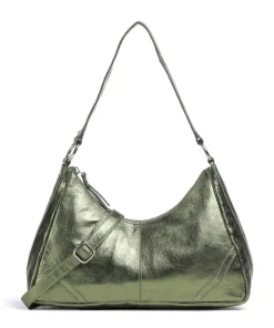 Salvatorgasse 3 Schultertasche genarbtes Rindsleder dunkelgrün