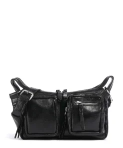 Salvatorgasse 4 Schultertasche genarbtes Rindsleder schwarz