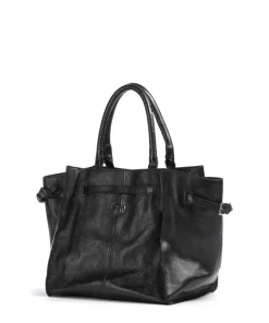 Salvatorgasse 10 Shopper genarbtes Rindsleder schwarz