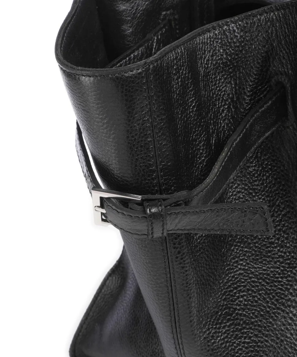 Salvatorgasse 10 Shopper genarbtes Rindsleder schwarz