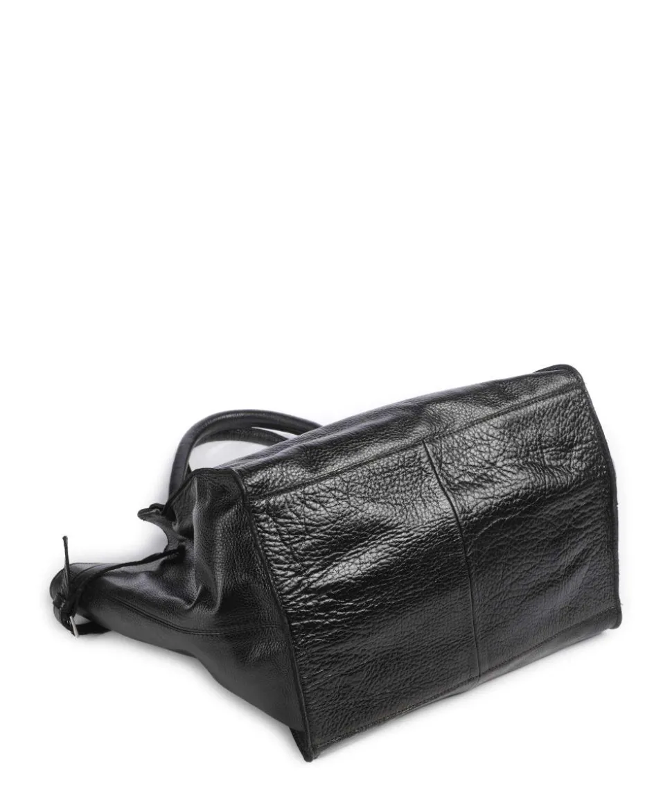 Salvatorgasse 10 Shopper genarbtes Rindsleder schwarz