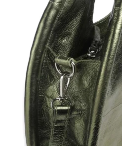 Salvatorgasse 5 Shopper genarbtes Rindsleder dunkelgrün