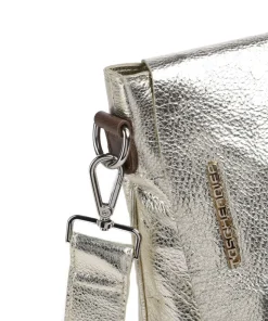 Salvatorgasse 2 Umhängetasche genarbtes Rindsleder gold