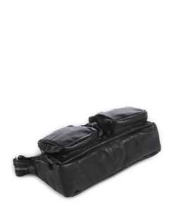 Salvatorianerplatz 4 Schultertasche genarbtes Rindsleder schwarz