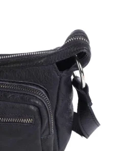 Salvatorianerplatz 4 Schultertasche genarbtes Rindsleder navy