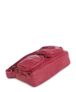 Salvatorianerplatz 4 Schultertasche genarbtes Rindsleder pink