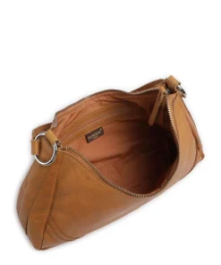 Salvatorianerplatz 3 Schultertasche genarbtes Rindsleder braun