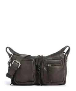 Salvatorianerplatz 4 Schultertasche genarbtes Rindsleder dunkelgrün