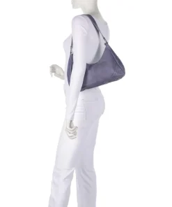 Salvatorianerplatz 3 Schultertasche genarbtes Rindsleder lavendel