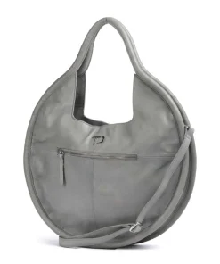 Salvatorianerplatz 5 Shopper genarbtes Rindsleder grau