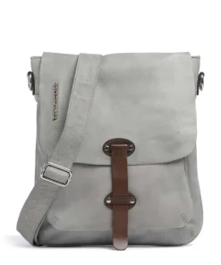 Salvatorianerplatz 2 Umhängetasche genarbtes Rindsleder grau