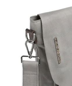 Salvatorianerplatz 2 Umhängetasche genarbtes Rindsleder grau