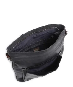 Salvatorianerplatz 2 Umhängetasche genarbtes Rindsleder navy