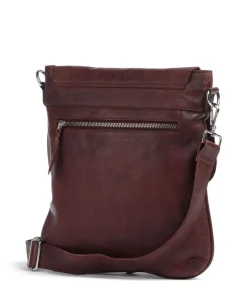 Salvatorianerplatz 2 Umhängetasche genarbtes Rindsleder dunkelbraun