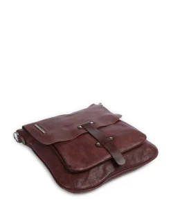 Salvatorianerplatz 2 Umhängetasche genarbtes Rindsleder dunkelbraun