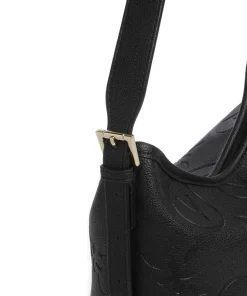 Samba Re Beuteltasche Lederimitat schwarz