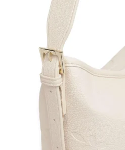 Samba Re Beuteltasche Lederimitat elfenbein