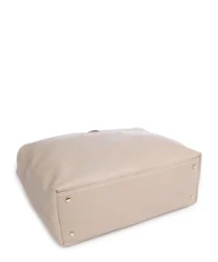 Samiana L Beuteltasche Lederimitat beige