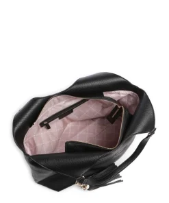 Samiana L Beuteltasche Lederimitat schwarz