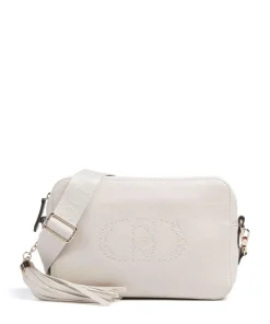 Samiana M Umhängetasche Lederimitat elfenbein