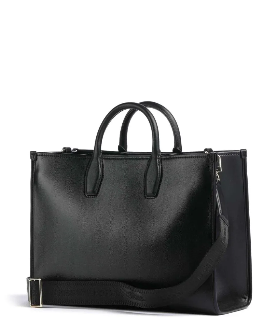 Sandy Handtasche Lederimitat schwarz