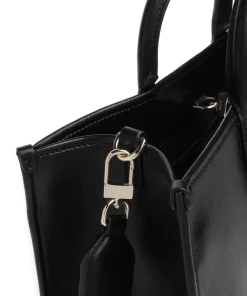 Sandy Handtasche Lederimitat schwarz