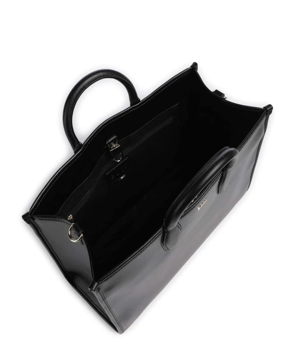 Sandy Handtasche Lederimitat schwarz