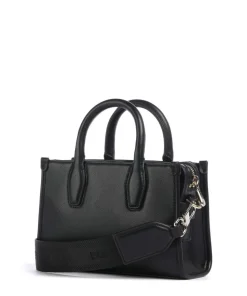 Sandy Handtasche Lederimitat schwarz