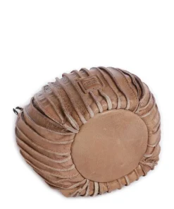 Say Hello Umhängetasche genarbtes Leder karamellbraun