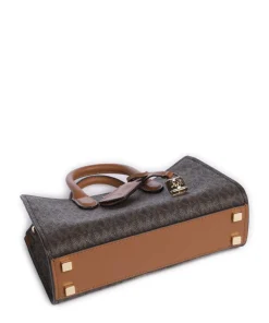 Scarlett Handtasche Canvas dunkelbraun