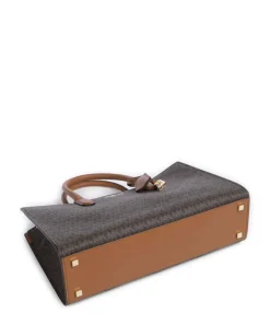 Scarlett Handtasche Canvas dunkelbraun