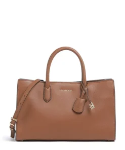 Scarlett Medium Handtasche genarbtes Rindsleder braun