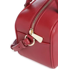 Scarlett S Handtasche Lederimitat dunkelrot