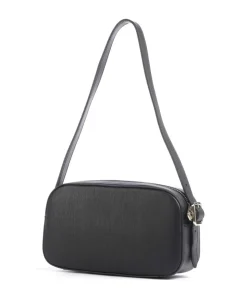 Scarlett Schultertasche Lederimitat schwarz
