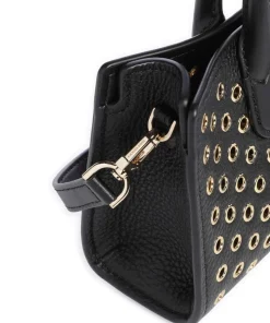 Scarlett Umhängetasche genarbtes Leder schwarz