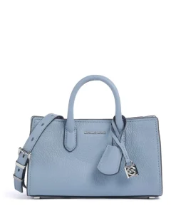 Scarlett XS Umhängetasche genarbtes Rindsleder blaugrau