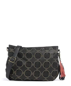 Schubertgasse 4 Umhängetasche genarbtes Rindsleder navy