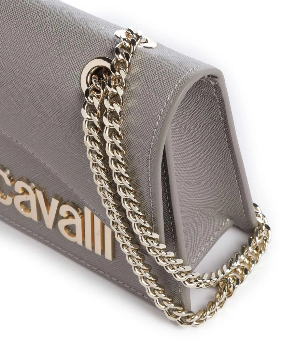 Schultertasche Lederimitat grau