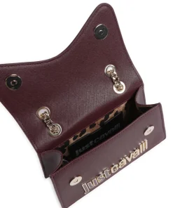 Schultertasche Lederimitat wein