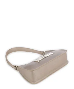 Schultertasche Lederimitat gold