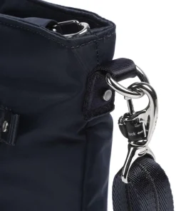 Schultertasche recyceltes Polyester navy